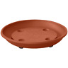 504925002 Almi Terracotta Planter Caddy Saucer With Wheels Rolling 611830906761