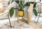 51924 Studio Set Of Gold Iron Planters Decorative Plant 061069190309