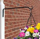 52038 Patio Life Black Steel Plant Hook Includes Installation Hardware New
