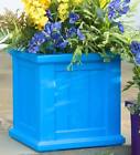 52057az Plow Hearth Lexington Planter Standing In Azure 673995483860
