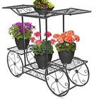 54054 Pot Plant Holder Tiers Decorative Garden Flower Stand Home Patio