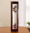 56245 Plow Hearth Galileo Thermometer With Cherry Wood Frame 053648268196