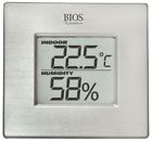 57475263232 Thermor Bios Indoor Hygrometer With Thermometer Aluminum Face