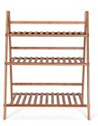 603589513895 Hangyuan Plant Flower Stand Rack Shelf Bamboo Foldable