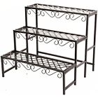 606220105312 Steel Versatile Indoor Plant Shelf Long Wide High