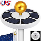 Ip65 607111021575 Unbranded Solar Powered Flag Pole Lights Waterproof Flagpole