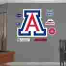 61-61296 Fathead Ncaa University Of Arizona Logo Wall Graphic 843767082854