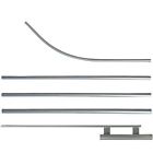 615200916558 Yaetek Aluminum Advertising Flag Pole Ground Spike For