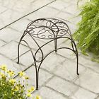 6175 Plant Stand Short Bronze Steel Black Indoor Outdoor Garden Pool 6947225806175