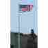 62285 Item One Stop Gardens 20 Ft New Rust Proof Telescoping Flag Pole 5 W X 3 H American