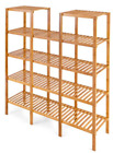 62680 Shelf Flower Plant Display Stand Bamboo Bathroom Kitchen 804029962680