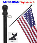638414446468 American Signature Flag And Pole Kit Set Includes
