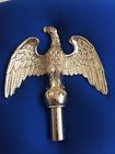 641606710438 Metal Gold Flagpole Hardware Eagle Top Aluminum Ornament
