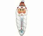 645194771680 Songbird Essentials Holiday Santa Head Small Window Thermometer