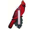 645194771727 Songbird Essentials Cardinal On Branch Small Window Thermometer