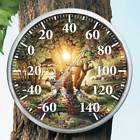 646749518422 Wild Wings The Colors Of Spring Round Thermometer
