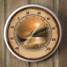 646749524188 Wild Wings Flying Free Round Thermometer By Terry