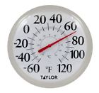 6700sv Taylor Precision Products Decorative Wall Large Outdoor Indoor Round Thermometer