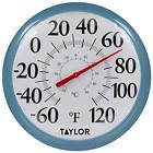 6700te Outdoor Thermometers Big Bold Black White Thermometer Teal