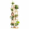 674551285041 Copree Bamboo Tier Potted Plant Stand Rack Multiple