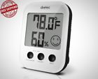 68018 Dretec Thermometer Hygrometer Indoor Humidity Meter Silver Officially 7449681668018
