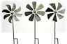 689178927656 Special Galvanized Rustic Metal Windmill Plant Yard Stake