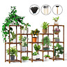 689740642970 Jeezee Plant Stand Indoor Stands Wood Outdoor Tiered