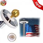 69491 Powerful Long Lasting 20 Led Solar Flag Pole Lamp Post Garden Light New 672360169491