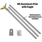 6ftalumsilvereagle Home Kitchen Features Foot Aluminum Silver Pole With 840806113135