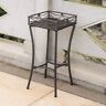 700493936700 International Caravan Valencia Resin Wicker Plant Stand Chocolate