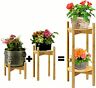 705333122961 Zpirates Tall Bamboo Wood Plant Stand For Indoor
