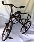 705353415395 Unbranded Charming Rustic Tricycle Plant Stand Flower Basket