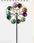 706912 Giftcraft 3 Ft Rotating Wheel Wind Spinner Garden Stake Decoration Purple Blue Green 067103382679