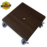 711181800647 Foreman Square Hpl Resin Wood Grain Plant Caddy