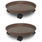 711531055222 Caddies Pack Of Plant Pallet Caddy With Wheels