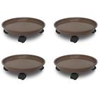 711531055253 Jznova Plant Caddies Pallet Caddy With Wheels Round