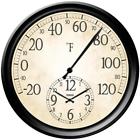 71589039675 Springfield Precision Decorative Thermometer With Clock