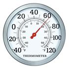 717390515846 Wihoo Indoor Outdoor Thermometer Wall With Stainless Steel