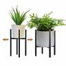717461558185 Yuetong Pack Metal Plant Stand Indoor With Adjustable