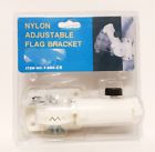 718557981023 Trading Corp Nylon Adjustable Mounting Bracket White Flag