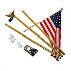 723172937362 Ft Aluminum Flag Pole Kit American Us Flagpole