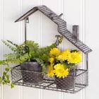730792218627 Colonial Tin Works House Garden Shelf Wall Rack