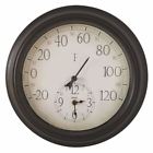 731215337918 Springfield Patio Thermometer With Clock