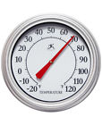 731742215352 Infinity Instruments Silver Outdoor Inch Thermometer Temperature By