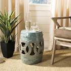7327 Safavieh Ceramic Garden Stool Indoor Outdoor Home Yard 0708630492775