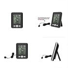 736220373982 Gaoag Indoor And Outdoor Thermometers Digital Thermometer Clock