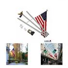 738447280272 Ft Aluminum Flagpole Kit American Us Pole With