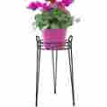 74256634 8795p Unbranded New Metal Vintage Plant Stand Iron Garden Flower Planter Decor Pot Holder 617999075195