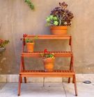 7426905660690 Tier Plant Stand Wood Display Rack Outdoor Flower