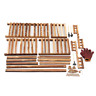 7445045688654 Solid Wood Flower Plant Display Stand Home Garden